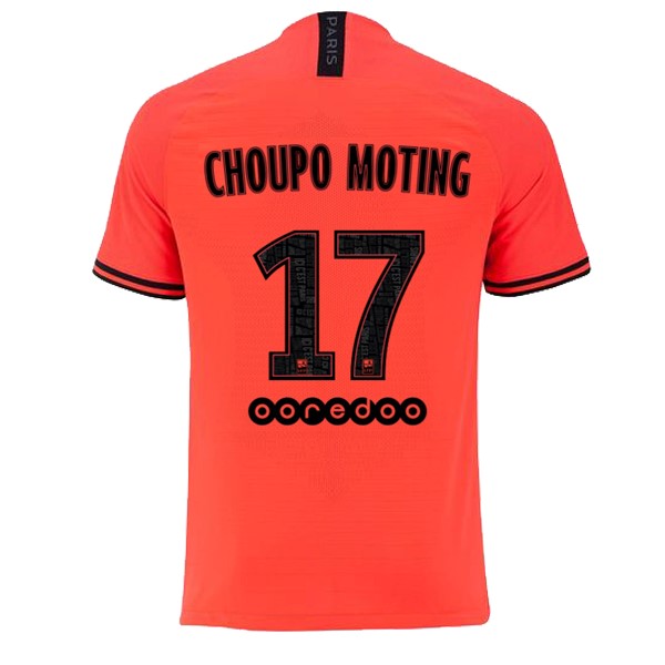 JORDAN Camiseta Paris Saint Germain NO.17 Choupo Moting Segunda equipación 2019-2020 Naranja